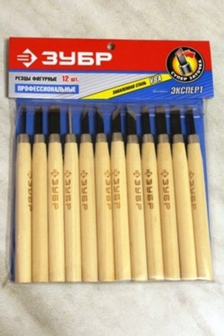18375-H12 Резцы ЗУБР ЭКСПЕРТ фигурные профессиональные 12шт