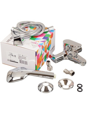 Смеситель для ванны MELODIA Rock картридж 35мм короткий излив MDV35240