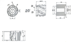 PCD фреза D.60x48x20+2DKN Z=3+3 H=3 LH + RH