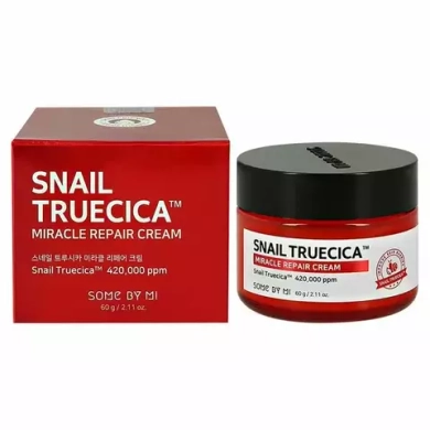 Some By Mi Крем с муцином чёрной улитки - Snail truecica miracle repair cream, 60мл