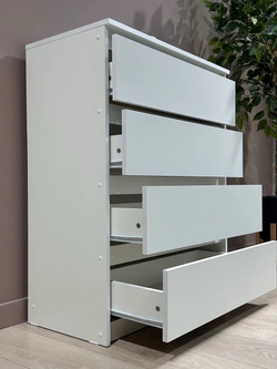 Комод 4 ящика «Денвер» Белый