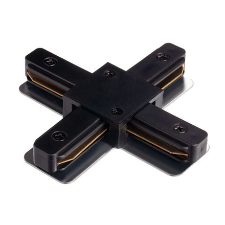 Коннектор Х-образный IMEX для накладной ТС черный