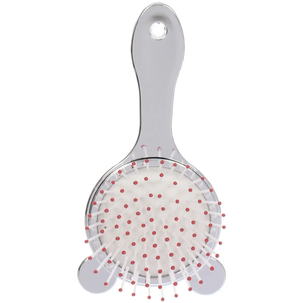 Расческа массажная детская зеркальная «ЛАВАНДА», мишки, микс 4 цвета, 7*16см (блистер Ultramarine)