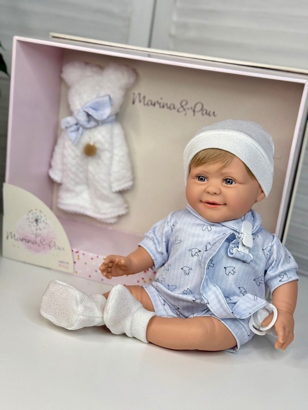 Кукла Marina and Pau 42 cм TEDDY мягконабивная (M739)