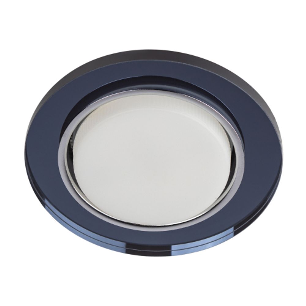 Встраиваемый светильник со светодиодной подсветкой ЭРА DK LD51 BK GX53 черный | Встраиваемые LED светильники