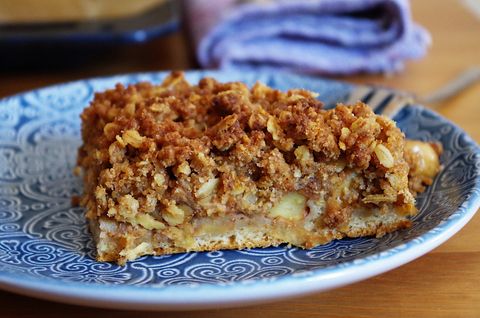 Яблочный пирог со штрейзелем