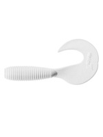 Твистер несъедобный Helios Credo 3,35"/8,5 см White & Green 20шт. (HS-11-016-N-20)