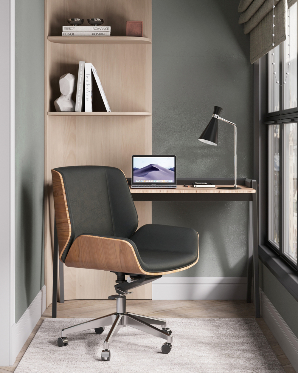 Кресло офисное TopChairs Crown SN черный