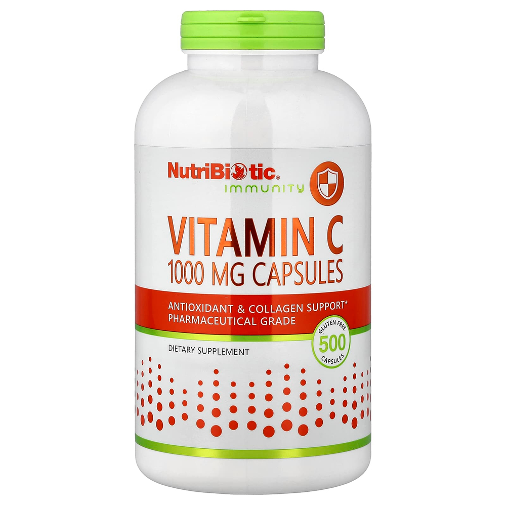 NutriBiotic, Витамин C, 1000 мг, 500 капсул