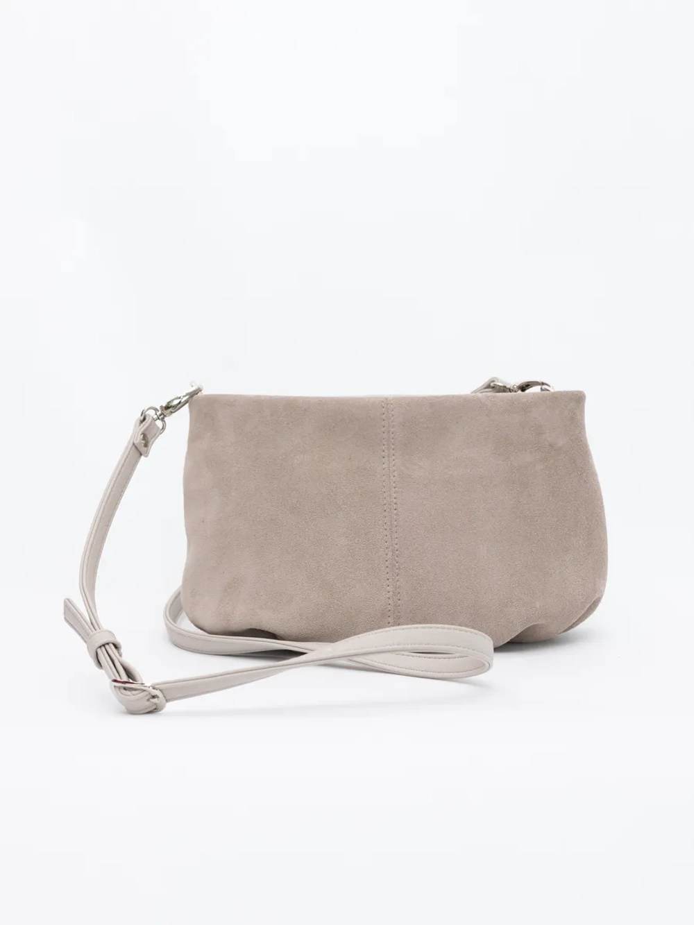 Сумка через плечо маленькая натуральная замша