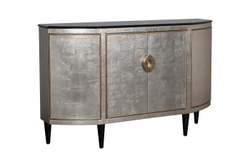 Комод с гранитной столешницей 102x43x160см Garda Decor серебристый