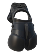 Силиконовый чехол для мошонки с эрекционным кольцом Rock Hard Ball Banger (Цвет: черный)