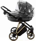 Детская коляска Adamex Belissa Special Edition 3 в 1 B-PS562 (Т.СЕР ЗОЛОТ.РАМ)