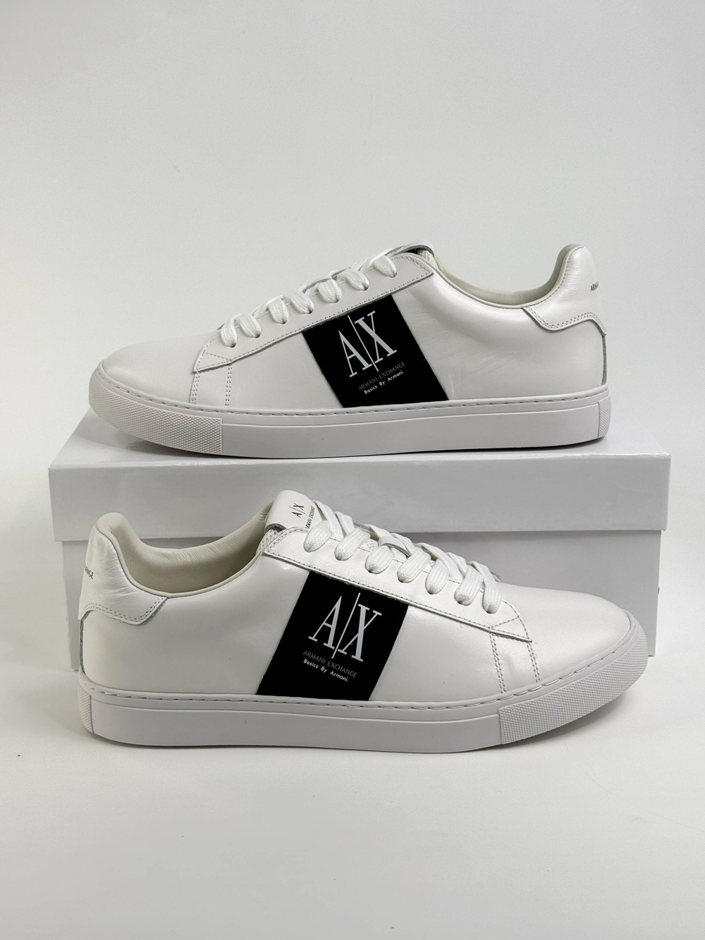 Кроссовки Armani Exchange #B244 (бел.)