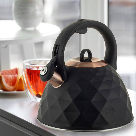 Чайник 3 л. из нержавеющей стали со свистком Kamille KM 0867