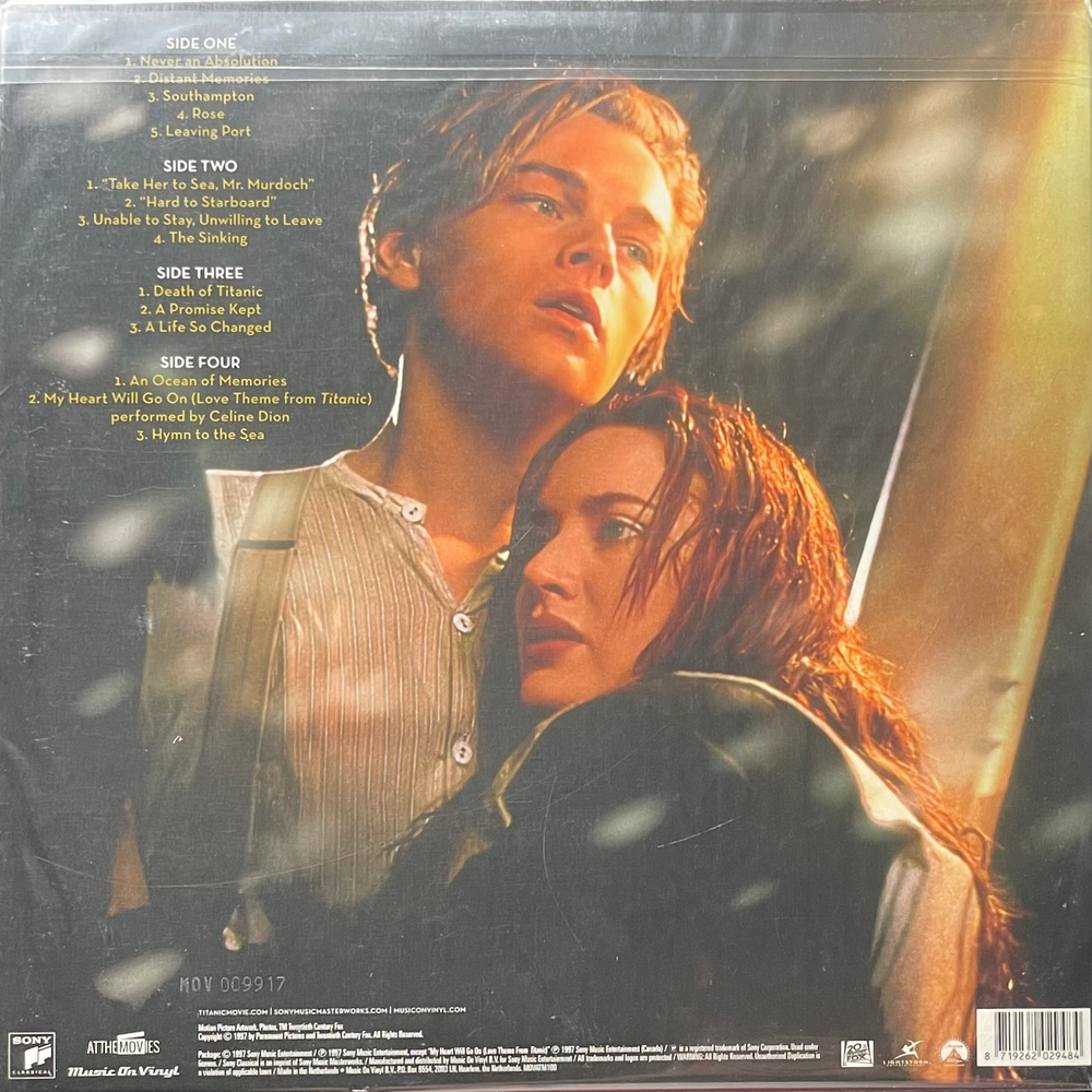 Titanic (Music From The Motion Picture 2LP (Голландия 2023г.) Silver/Black