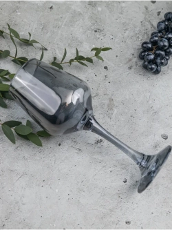 Набор бокалов для вина, 450 мл, 6 шт. серые