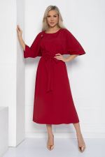 Платье Воздушный полёт (бордовое) П12475-15 LT Collection