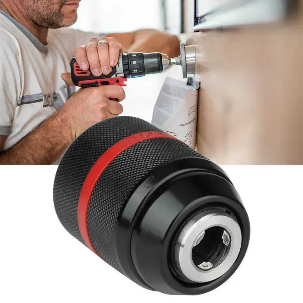 Патрон быстрозажимной для сверл 13 мм, 1на2 - 20 UNF, цельнометаллический, Ariya A-163