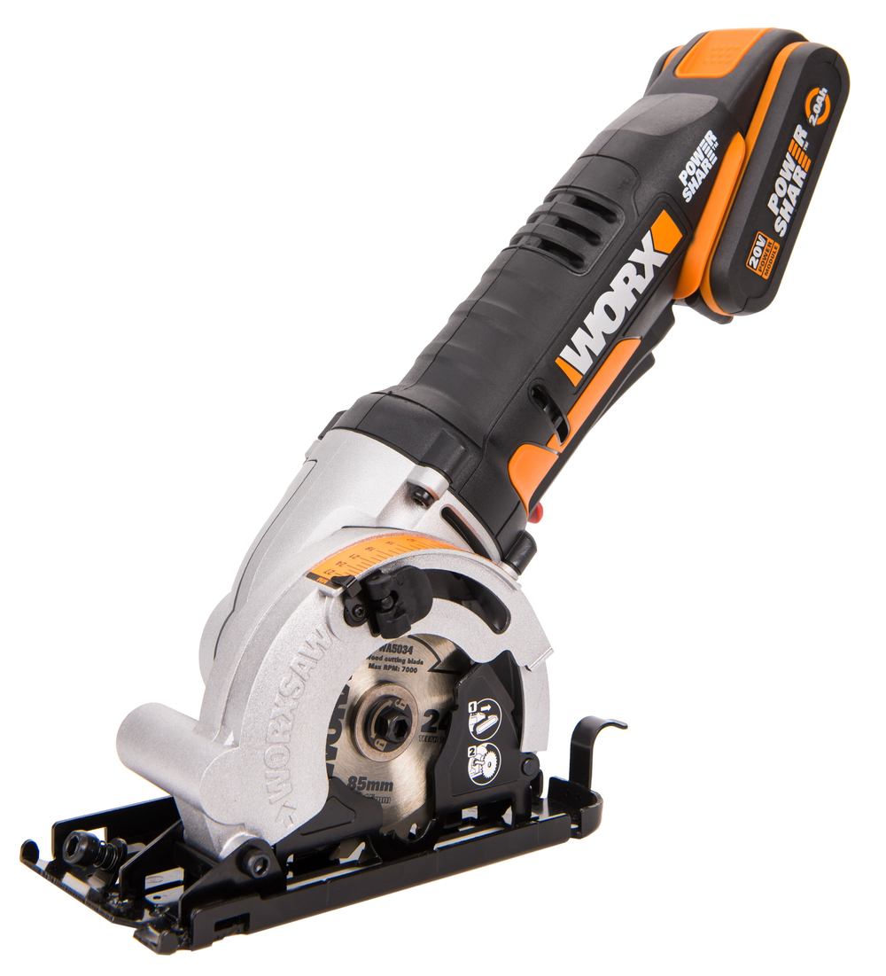 Дисковая пила аккумуляторная WORX SAW WX527.9