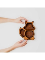 Менажница "Белочка" из Сибирского кедра