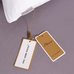 Наволочки Страйп Сатин Однотонный Отель белый 100% Хлопок 50x70 3x3