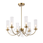 SL1400.303.06 Люстра подвесная ST-Luce Латунь/Латунь, Прозрачный E14 6*40W ILLUMIA