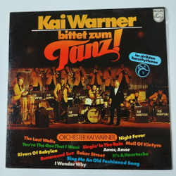 Винтажная виниловая пластинка LP Kai Warner Bittet Zum Tanz (Germany 1978)