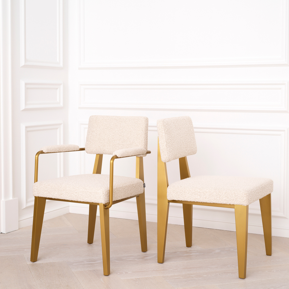 Стул Dining Chair Sorbonne with arm арт.114741