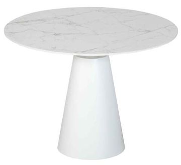 Стол Marvel 90 Calacatta Oro Venato Matt / white