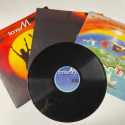 Винтажная виниловая пластинка LP Boney M. Boonoonoonoos (Spain 1981) (Poster)