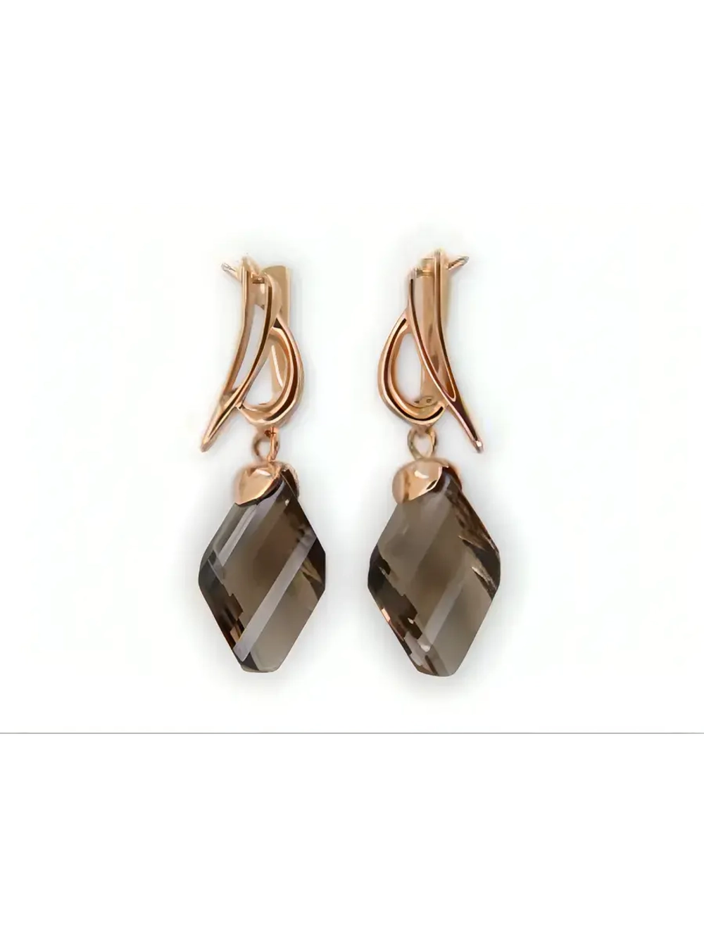 Золотые серьги 585 пробы