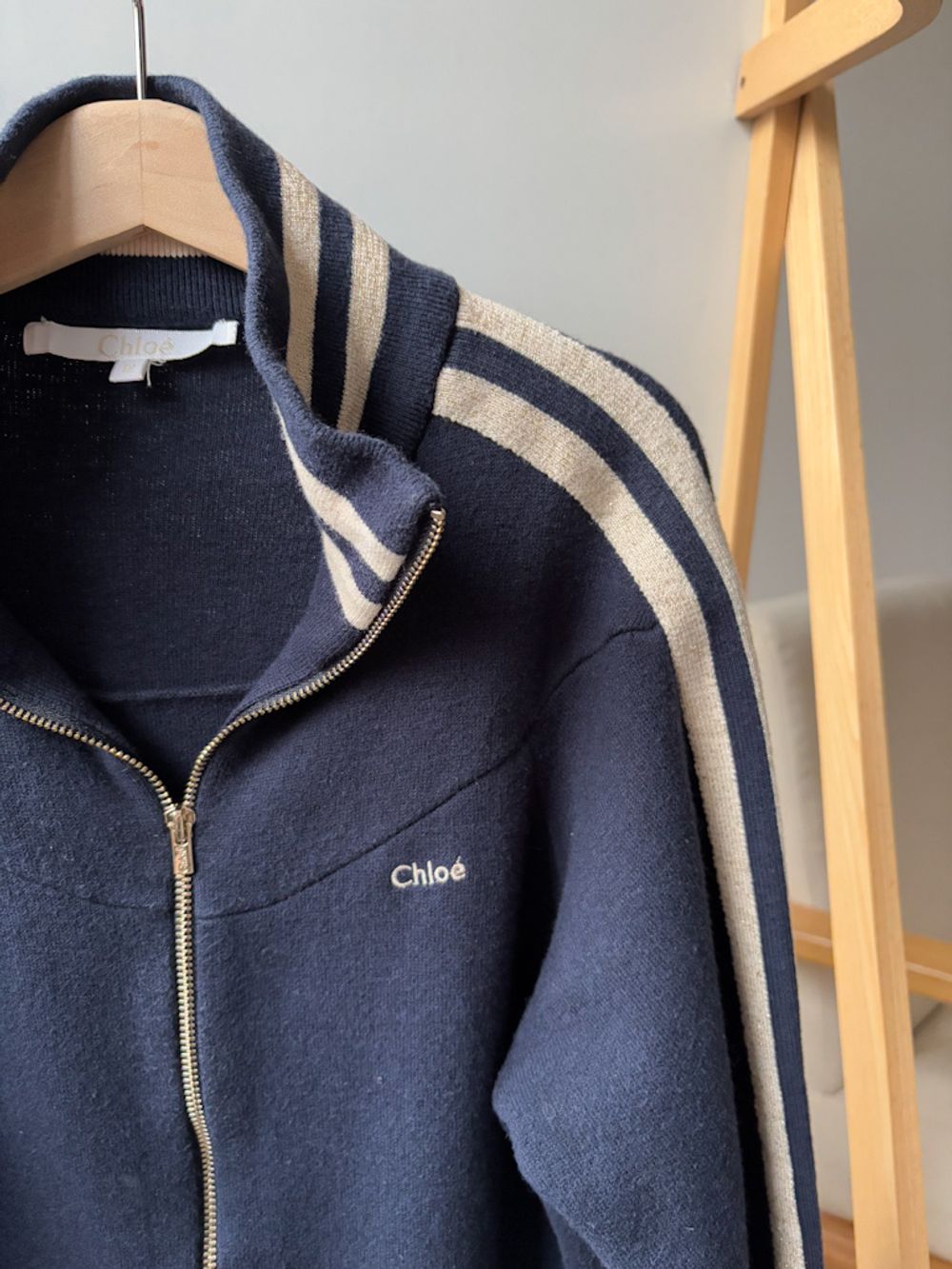 Кардиган Chloe из хлопка и шерсти, 152