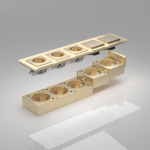 Коробка для накладного монтажа (шампань)