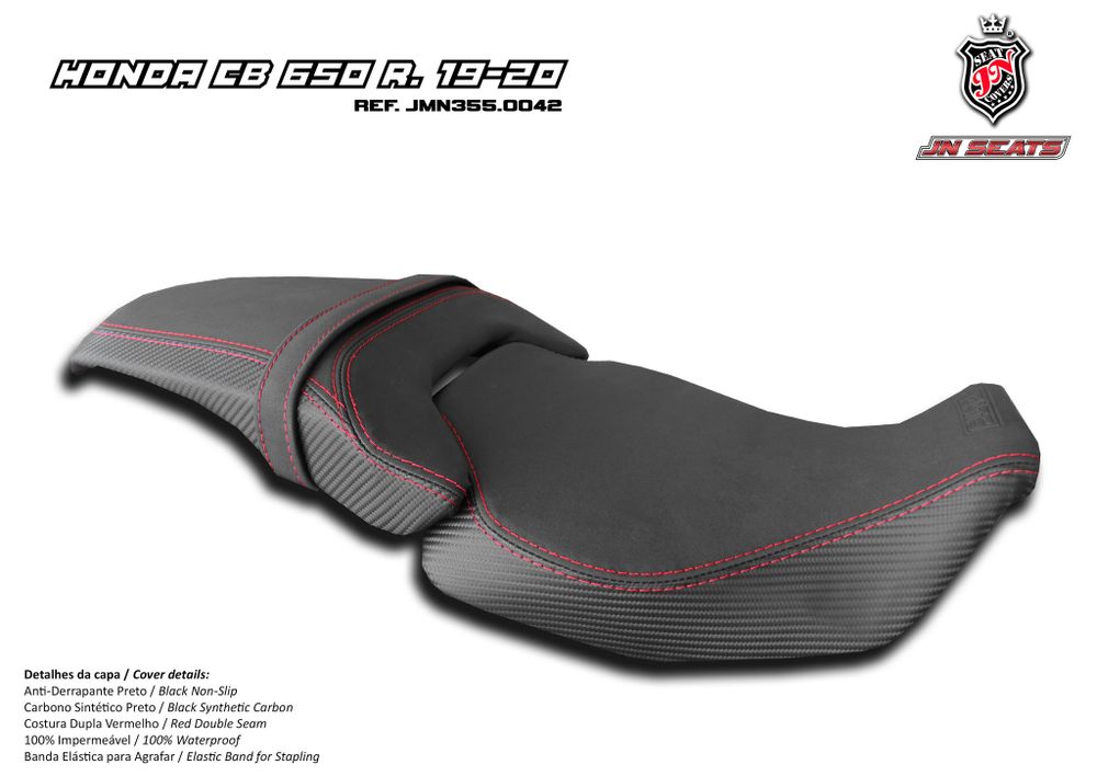 Honda CB650R 2019-2020 JN-Europe чехол для сиденья Противоскользящий Супер-сцепление (Super-Grip)