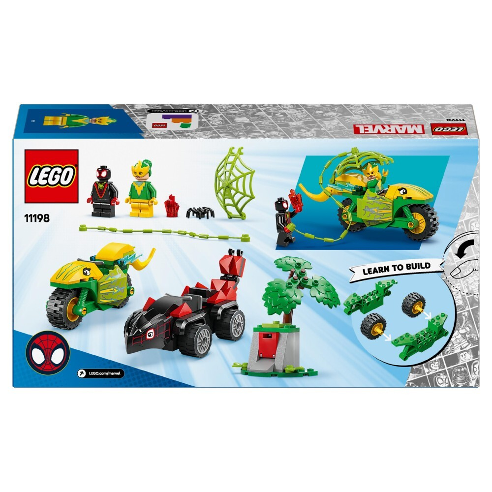 LEGO Marvel Спайди / Погоня Спина за Электро в динопое/ 11198
