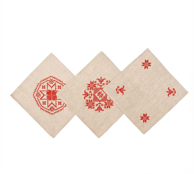 Салфетка с вышивкой