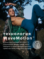 Синий вибромассажер простаты Lelo Loki Wave 2 - 19,6 см.