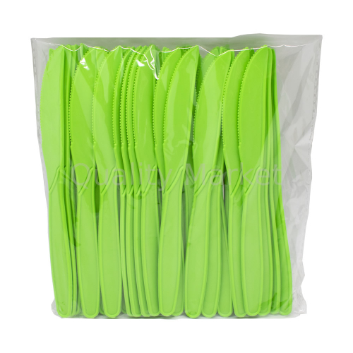 Нож  (зелёный) 185 мм  кукурузный крахмал (50шт/1000шт)