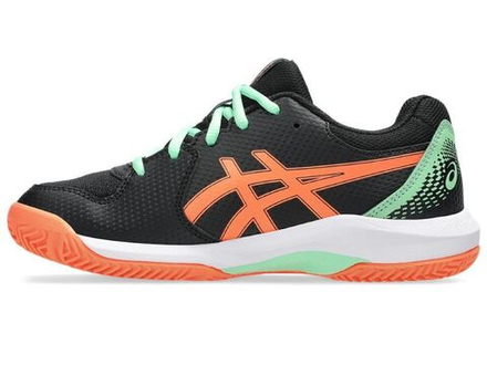 Детские кроссовки для Падел Asics Gel-Dedicate 8 Padel GS - black/vivid coral