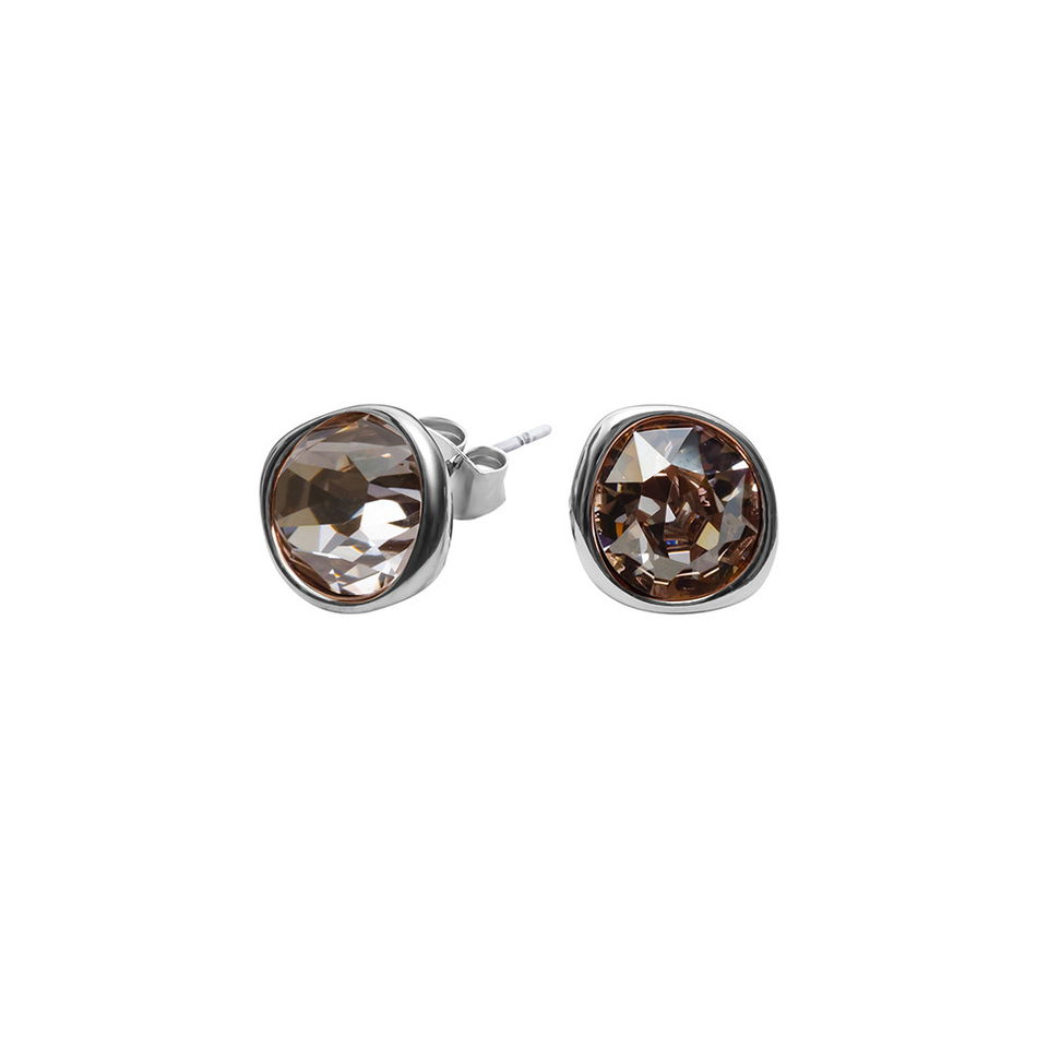 Серьги-пусеты Fiore Luna Silver Shade A1909.2 BW/S