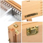 Этюдник с ремнем и палитрой Гамма "Студия", 78*100*145(183)см, бук