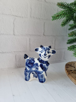 Козлёнок фигурка гжель