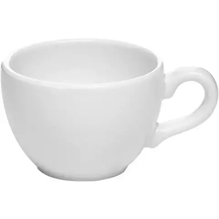 Чашка кофейная «Монако» фарфор 85мл D=60,H=50,L=85мм белый