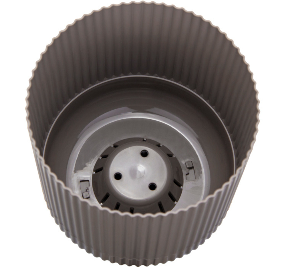 Кашпо ВЕЛЬВЕТ D180мм 3,6л с пристегнутым поддоном