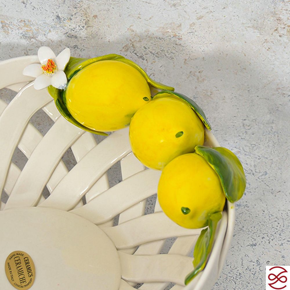 Блюдо круглое Orgia Лимоны 27 см