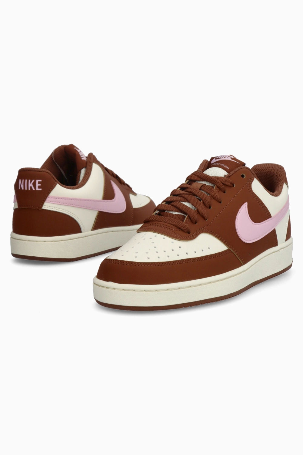 Кроссовки Nike Court Vision Low - коричневый