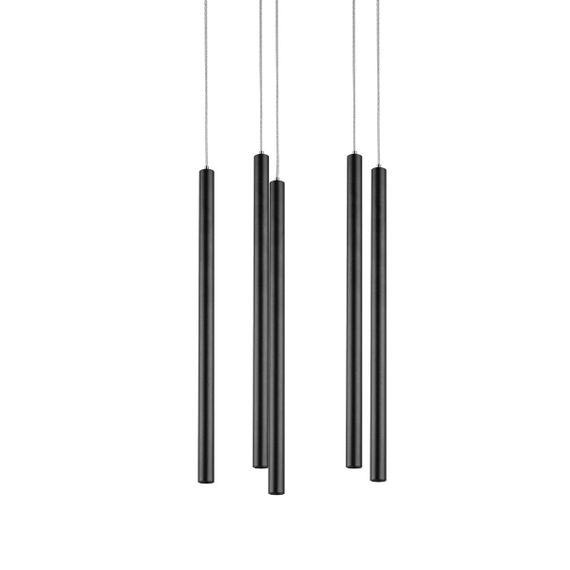 Комплект с подвесной люстрой Lightstar Tubo (574727+747247 (5шт) L5T747247
