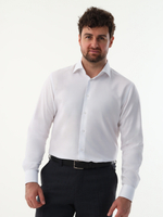 Сорочка мужская VESTER короткий рукав, мелкий коричневый рисунок 52814 28