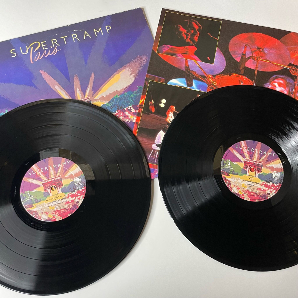 Винтажная виниловая пластинка LP Supertramp Paris (Holland 1980) Breakfast In America